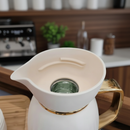 Garrafa Térmica JadeLux® + BRINDE Conjunto de 6 Xícaras Porcelana