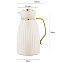 Garrafa Térmica JadeLux® + BRINDE Conjunto de 6 Xícaras Porcelana