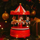 Decoração de Natal Carrossel Musical