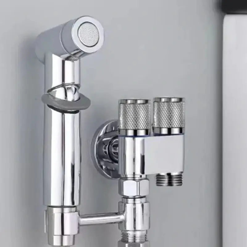 Ducha Higiênica para Banheiro Kit Completo com Registro Duplo