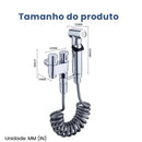 Ducha Higiênica para Banheiro Kit Completo com Registro Duplo