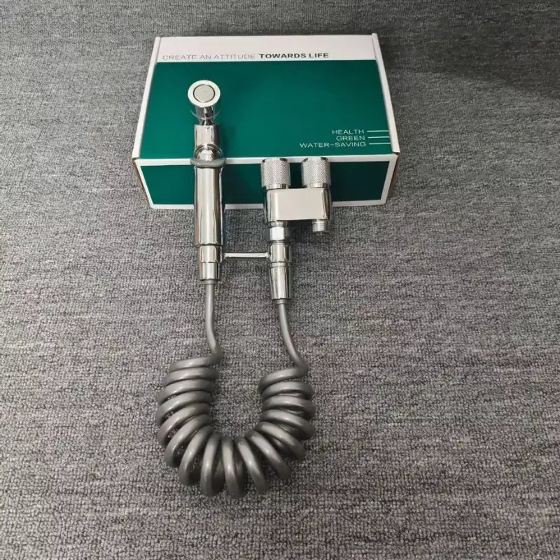 Ducha Higiênica para Banheiro Kit Completo com Registro Duplo