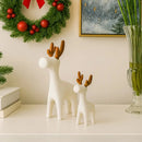 Enfeite de Natal Kit de 2 Renas Minimalistas