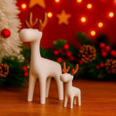 Enfeite de Natal Kit de 2 Renas Minimalistas