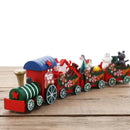 Enfeite de Natal Trenzinho Natalino em Madeira