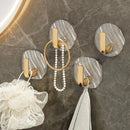 Gancho Adesivo Premium 4 Unidades para Toalhas e Acessórios