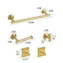 Kit Acessórios para Banheiro em Aço inoxidável 5 Peças