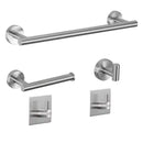 Kit Acessórios para Banheiro em Aço inoxidável 5 Peças