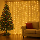 Pisca Pisca Cortina LED com Controle Remoto e 8 Modos de Luz