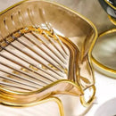 Saboneteira de Pia com Escorredor e Suporte Metálico para Banheiro