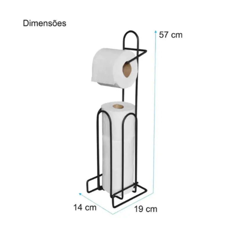 Suporte de Papel Higiênico de Chão para Banheiro