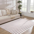 Tapete Listrado para Sala em Algodão 150x300cm