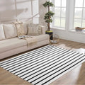 Tapete Listrado para Sala em Algodão 150x300cm