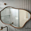 Espelho Grande Orgânico com Moldura 150x60cm