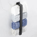 Porta Toalha Banheiro Preto Instalação Sem Furos